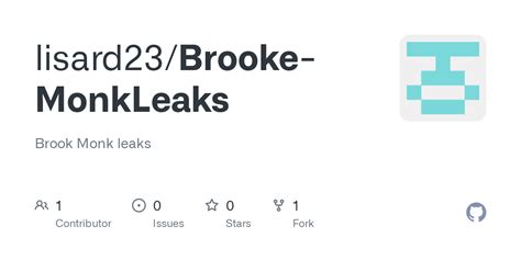 brooke monk leaks.|GitHub